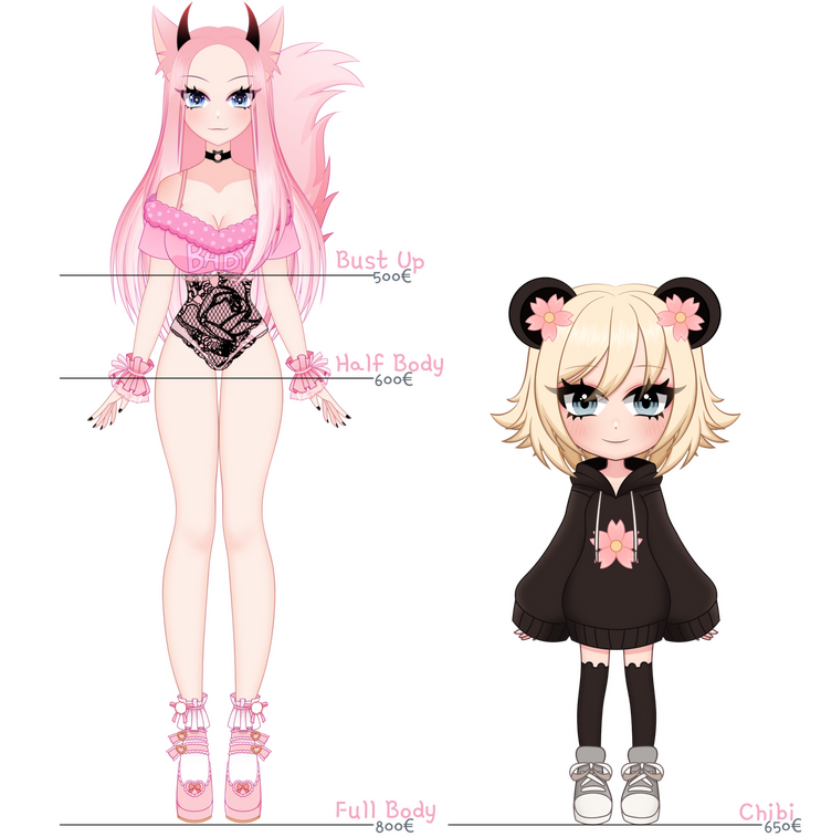 Model has 2 free basic expressions of your choice